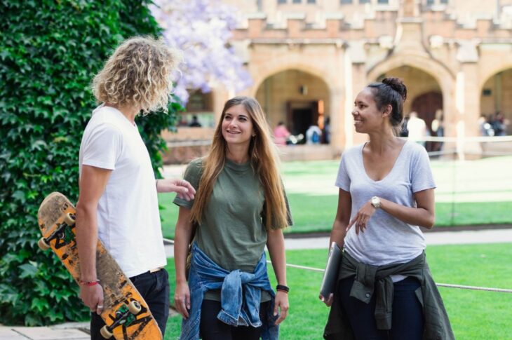 University students in Sydney
